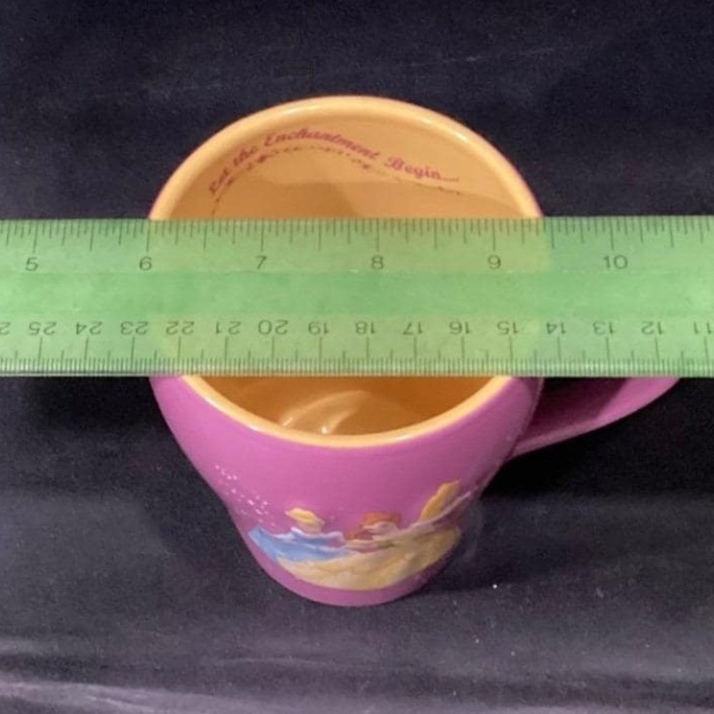 Disney Princess Coffee Cup, Cinderella Belle Aurora, Purple Character Drinkware - Picture 8 of 12
